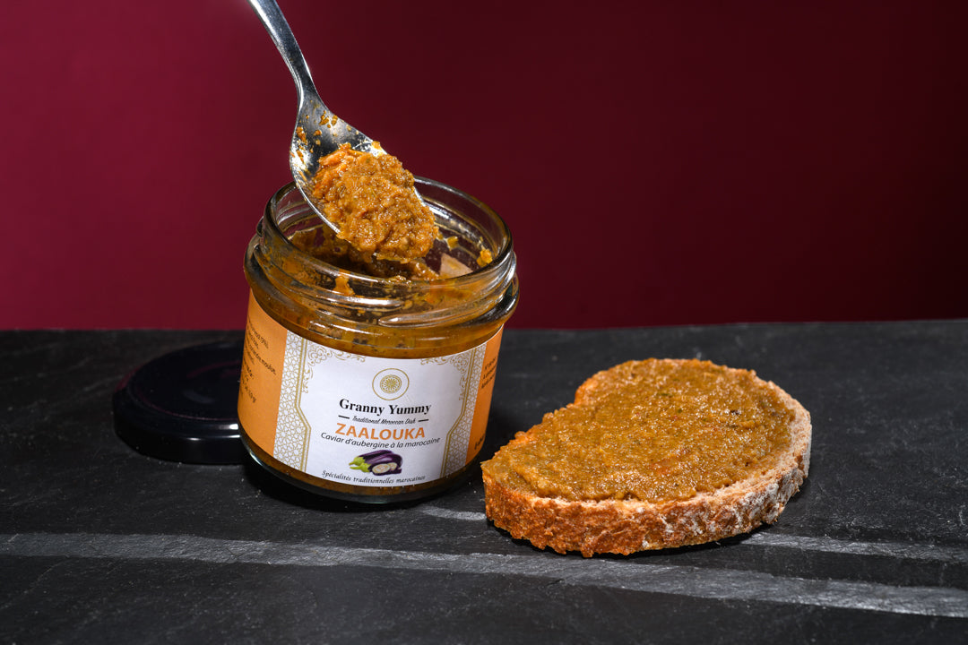 ZAALOUKA caviar d'aubergine à la marocaine